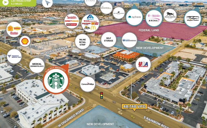 Pictures of Retail property located at 5860 S Rainbow Blvd, Las Vegas, NV 89118 for sales - image #1