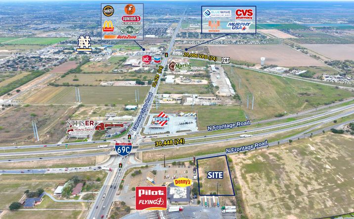 Pictures of Land property located at 1305 E Monte Cristo Rd, Edinburg, TX 78542 for sales - image #1