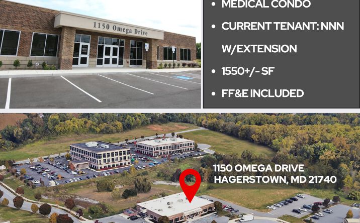Pictures of Office, Special Purpose property located at 1150 Omega Dr, Hagerstown, MD 21740 for sales - image #1