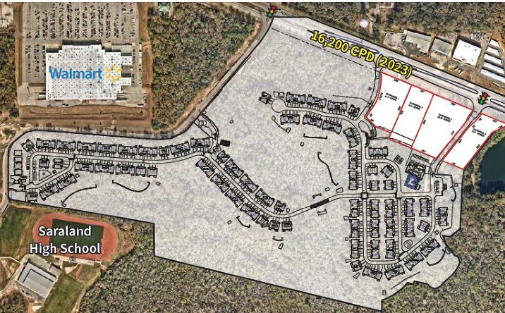 Pictures of Retail property located at 711 Industrial Pkw, Saraland, AL 36571 for sales - image #1