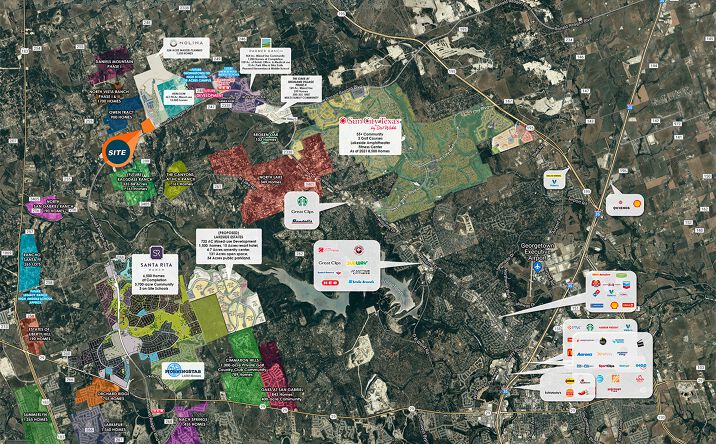 Pictures of Land property located at NWC Ronald Reagan Blvd. & Wild Way, Georgetown, TX 78633 for sales - image #1