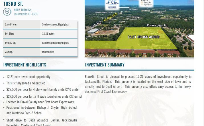 Pictures of Land property located at 9997 103rd St, Jacksonville, FL 32210 for sales - image #1