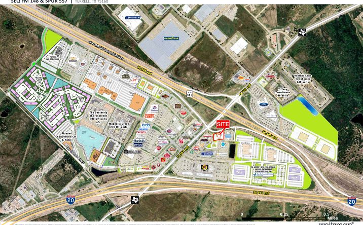 Pictures of Retail, Land property located at SEQ FM 148 & SPUR 557, Terrell, TX 75160 for sales - image #1