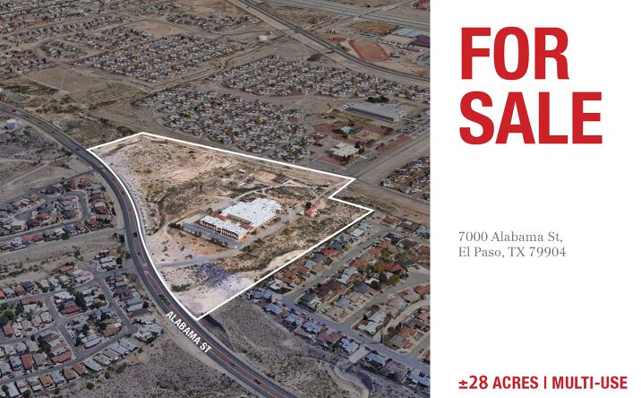 Pictures of Industrial, Land, Office property located at 7000 Alabama St, El Paso, TX 79904 for sales - image #1