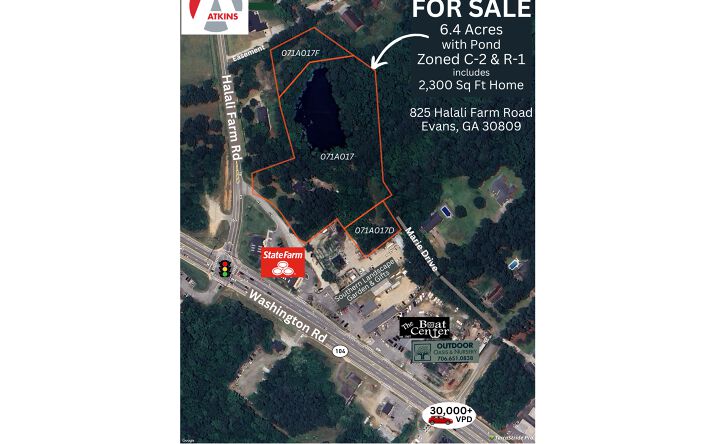 Pictures of Land property located at 825 Halali Farm Rd, Evans, GA 30809 for sales - image #1