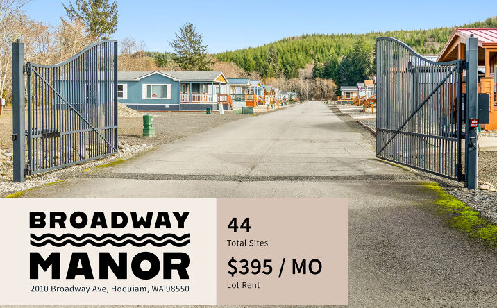 Pictures of Mobile Home Park, Multifamily property located at 2010 Broadway Ave, Hoquiam, WA 98550 for sales - image #1