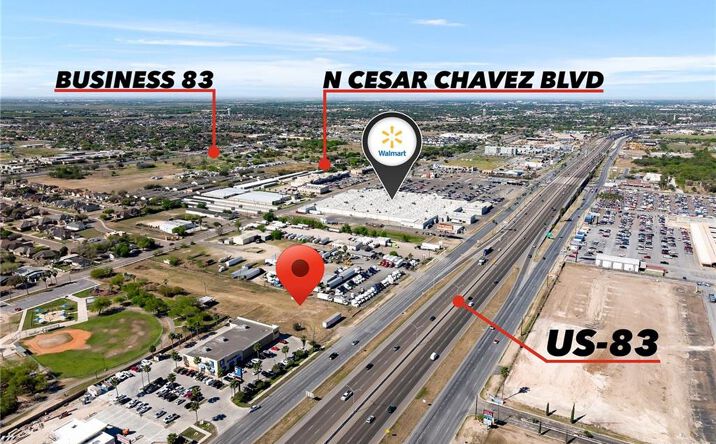 Pictures of Land property located at 83 E Frontage Road, Alamo, TX 78516 for sales - image #1