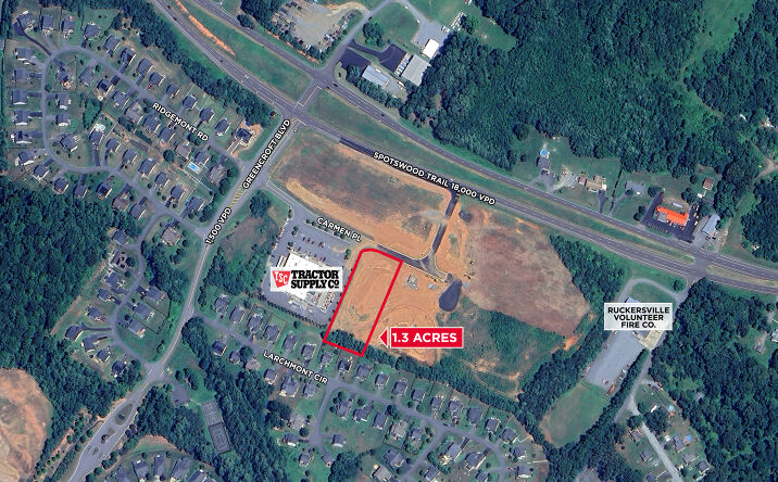 Pictures of Land, Retail property located at greencroft blvd & spotswood trail, Ruckersville, VA 22968 for sales - image #1