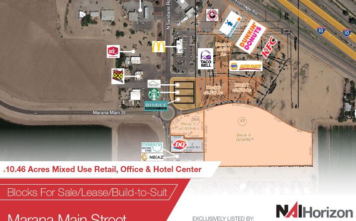 Pictures of Hospitality, Office, Retail property located at SEC I-10 & W Twin Peaks Rd, Marana, AZ 85742 for sales - image #1