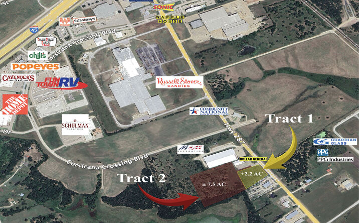 Pictures of Land property located at 075 US HWY-287, Corsicana, TX 75109 for sales - image #1