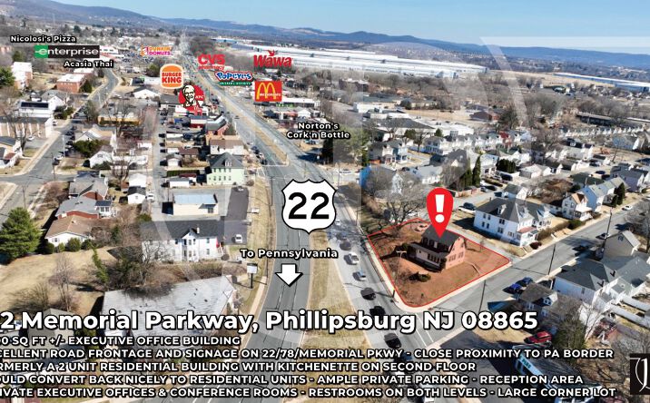 Pictures of Office property located at 522 Memorial Pkwy, Phillipsburg, NJ 08865 for sales - image #1