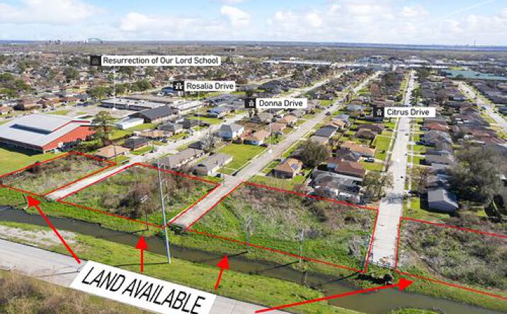 Pictures of Land property located at Hickerson St, New Orleans, LA 70127, Eunice St, New Orleans, LA 70127, Citrus St, New Orleans, LA 70127, Donna Dr, New Orleans, LA 70127, Rosalia Dr, New Orleans, LA 70127 for sales - image #1