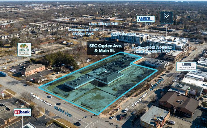 Pictures of Land property located at SEC Ogden Ave & Main St, Lisle, IL, Lisle, IL 60532 for sales - image #1