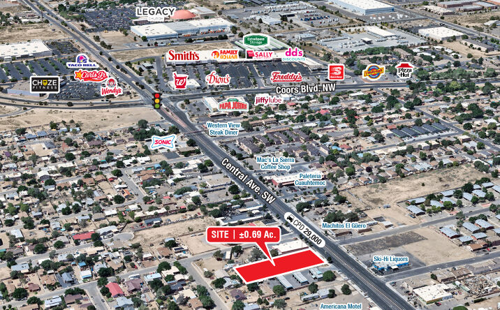 Pictures of Land property located at 5940 Central Ave SW, Albuquerque, NM 87105 for sales - image #1