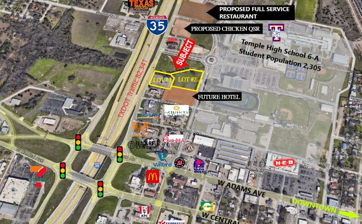 Pictures of Land property located at 411 N General Bruce Dr, Temple, TX 76504 for sales - image #1