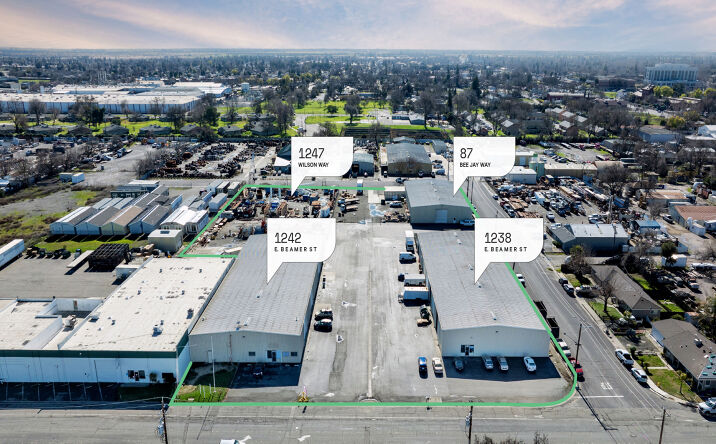 Pictures of Industrial property located at 1238 E Beamer St, Woodland, CA 95776, 1242 E Beamer St, Woodland, CA 95776, 1247 Wilson Way, Woodland, CA 95776, 87 Bee Jay Way, Woodland, CA 95776 for sales - image #1