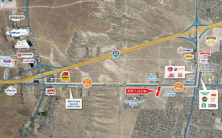 Pictures of Land property located at 10480 Central Ave NW, Albuquerque, NM 87121 for sales - image #1