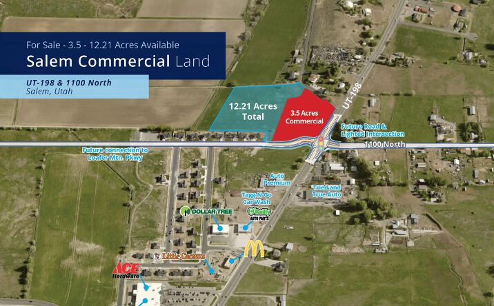 Pictures of Land property located at UT-198 & 1100 North, Salem, UT 84653 for sales - image #1