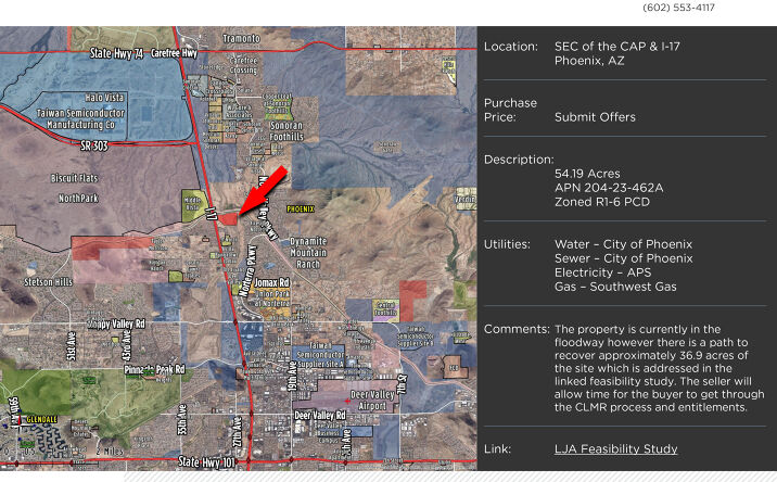 Pictures of Land, Multifamily property located at N Black Canyon Hwy, Phoenix, AZ 85086 for sales - image #1