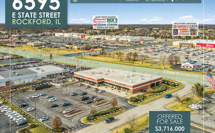 Pictures of Retail property located at 6595 E State St, Rockford, IL 61108 for sales - image #1
