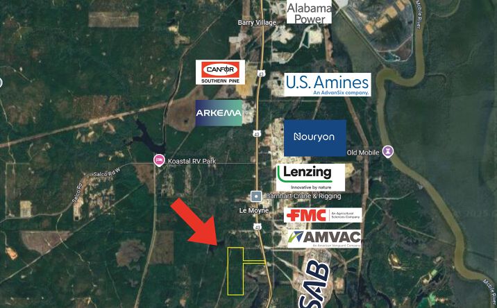 Pictures of Land property located at 0 Highway 43 N. Axis, AL. 36505, Axis, AL 36505 for sales - image #1