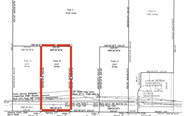 Pictures of Land property located at Tract B Highway 277, Elgin, OK 73538 for sales - image #1