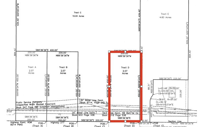 Pictures of Land property located at Tract D Highway 277, Elgin, OK 73538 for sales - image #1