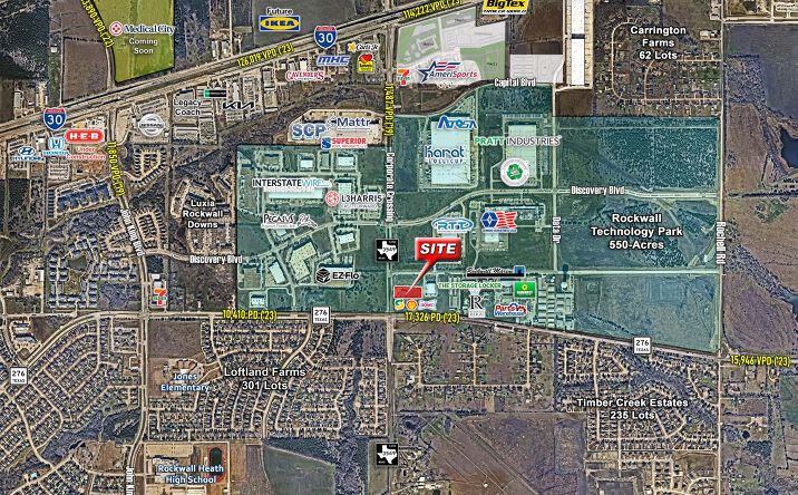 Pictures of Land, Retail property located at NEQ Hwy 276 & S FM 549, Rockwall, TX 75032 for sales - image #1