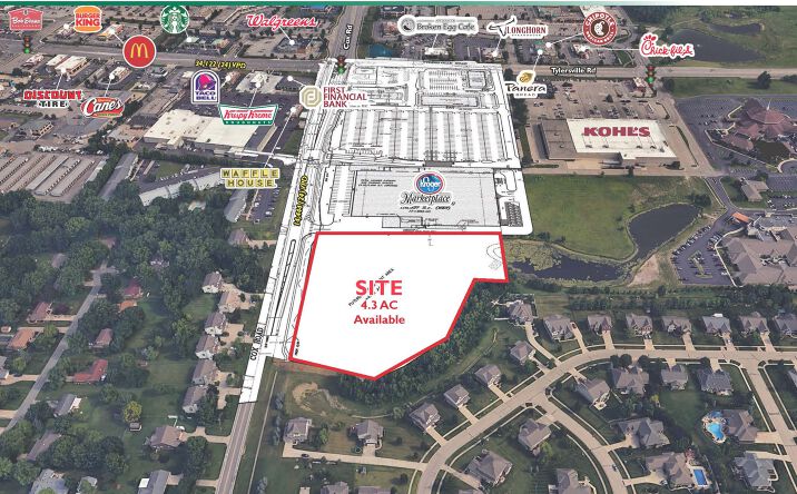 Pictures of Land property located at Sec of Tylersville Road & Cox Road, West Chester, OH 45069 for sales - image #1