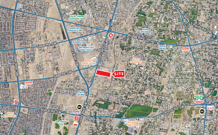 Pictures of Land property located at 1325 Foothill Dr SW, Albuquerque, NM 87105 for sales - image #1