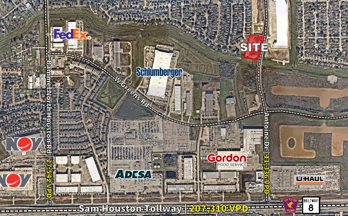 Pictures of Land property located at SWC of Antoine and Breckenridge, Houston, TX 77066 for sales - image #1