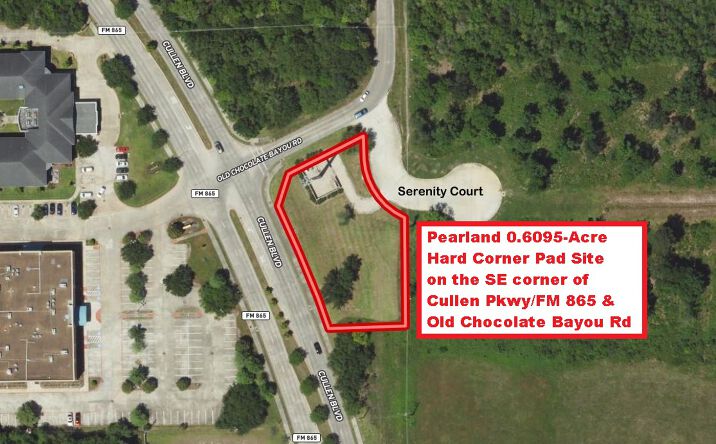 Pictures of Land property located at Cullen Parkway & Old Chocolate Bayou Rd, Pearland, TX 77584 for sales - image #1