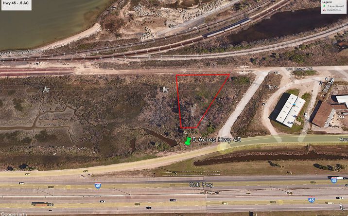 Pictures of Land property located at Old Cswy Rd, Galveston, TX 77554 for sales - image #1