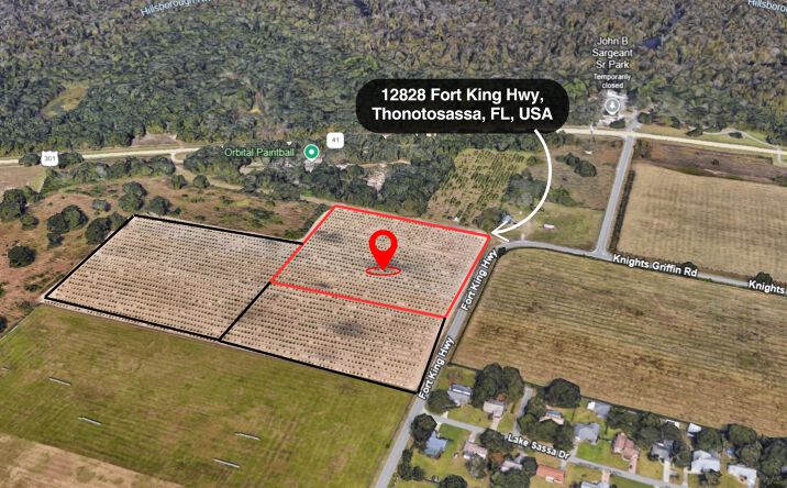 Pictures of Land property located at 12828 Fort King Hwy, Thonotosassa, FL 33592 for sales - image #1