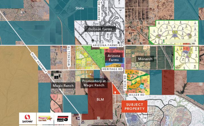 Pictures of Land property located at N Felix Rd, Florence, AZ 85132 for sales - image #1