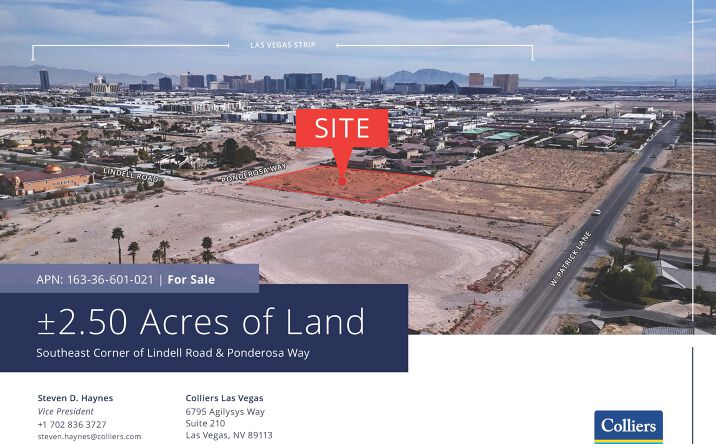Pictures of Land property located at Ponderosa Way, Las Vegas, NV 89118 for sales - image #1