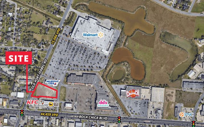 Pictures of Land, Retail property located at 2721 Boca Chica Blvd, Brownsville, TX 78521 for sales - image #1