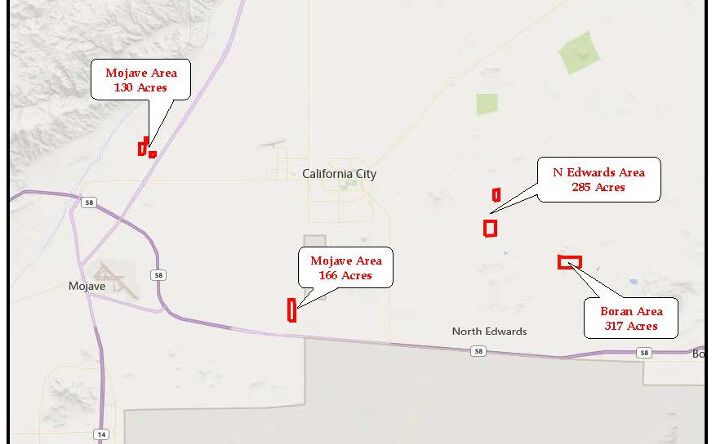 Pictures of Land property located at Highway 58, Mojave area, CA 93501 for sales - image #1