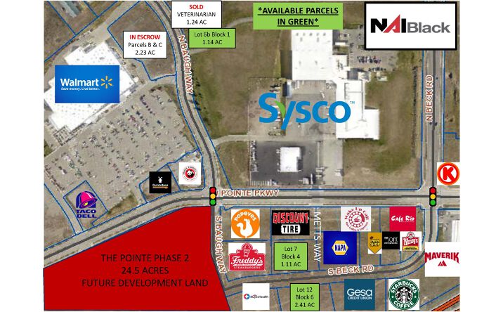 Pictures of Land, Mixed Use property located at Lot 7 Block 4 Beck Rd. & Pointe Parkway, Post Falls, ID 83854 for sales - image #1