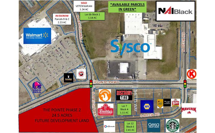 Pictures of Land, Mixed Use property located at Lot 12 Block 6 Beck Rd. & Pointe Parkway, Post Falls, ID 83854 for sales - image #1