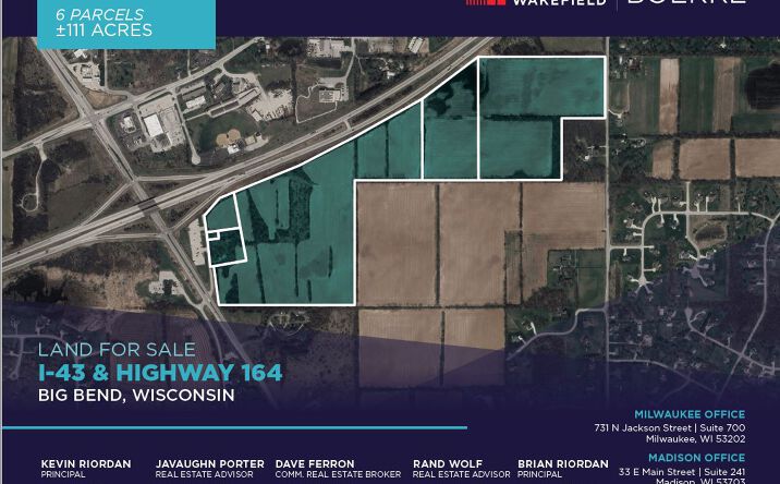 Pictures of Land property located at SEC I-94 and Hwy 164, Big Bend, WI 53103 for sales - image #1