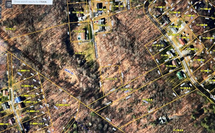 Pictures of Land property located at 0 Francis Avenue, Beckley, WV 25801 for sales - image #1