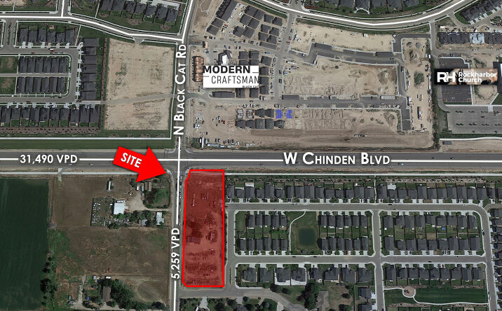 Pictures of Land, Office property located at 6280 N Black Cat Rd, Meridian, ID 83646 for sales - image #1