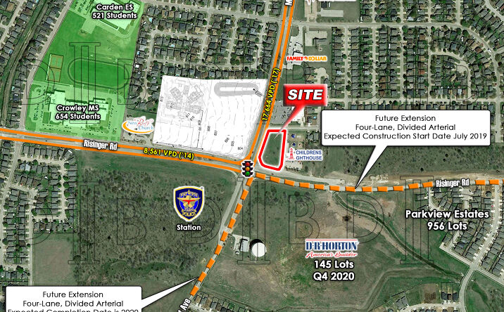 Pictures of Land property located at NEC Mccart Avenue & Risinger Road, Fort Worth, TX 76102 for sales - image #1