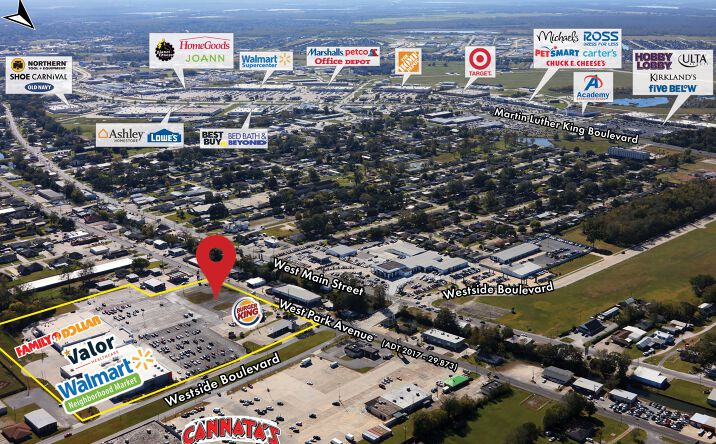 Pictures of Land property located at 7491 W Park Ave, Houma, LA 70364 for sales - image #1