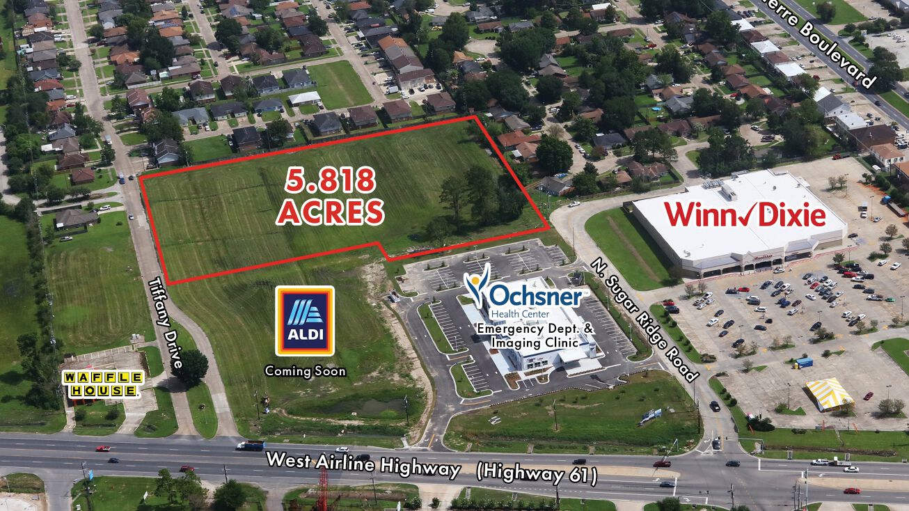 NEC of West Airline Highway and Tiffany Drive, LaPlace, LA 70068