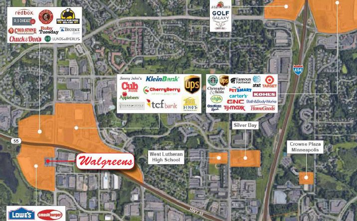 Pictures of Retail property located at 3327 Vicksburg Ln N, Plymouth, MN 55447 for comps - image #1