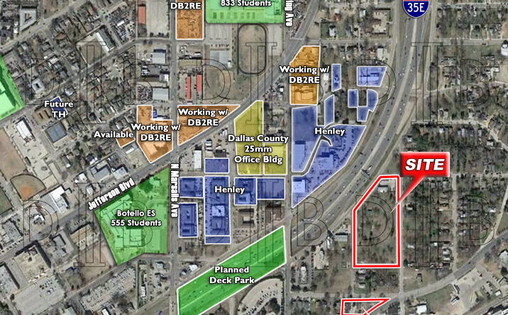 Pictures of Land property located at SEQ - I-35E & Upton St. 32.745047, -96.810907, Dallas, TX 75203 for sales - image #1