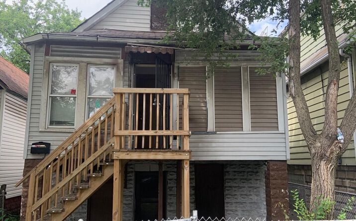 Pictures of Multifamily property located at 4828 Mccook Avenue, East Chicago, IN 46312 for sales - image #1
