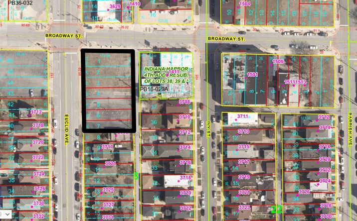 Pictures of Land property located at 3701-13 Euclid Avenue, East Chicago, IN 46312 for sales - image #1